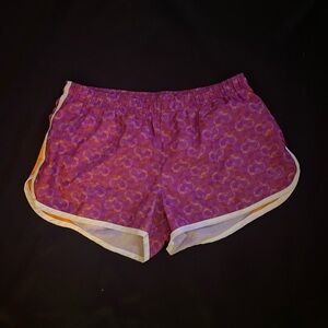 Women's‎ pony Purple Patterned Shorts
